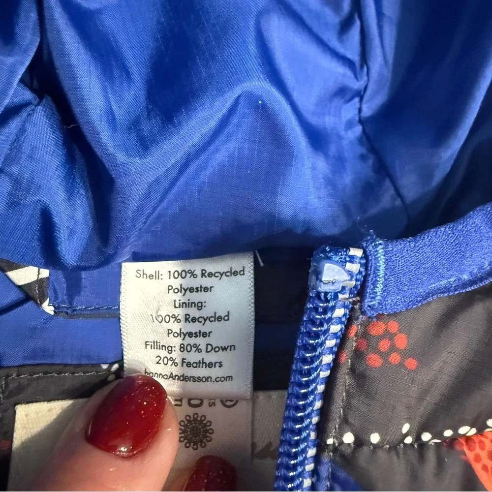 Hanna Andersson Cosmos Insulated Blue and Black Snowsuit Space size 6-12 months - Picture 2 of 7